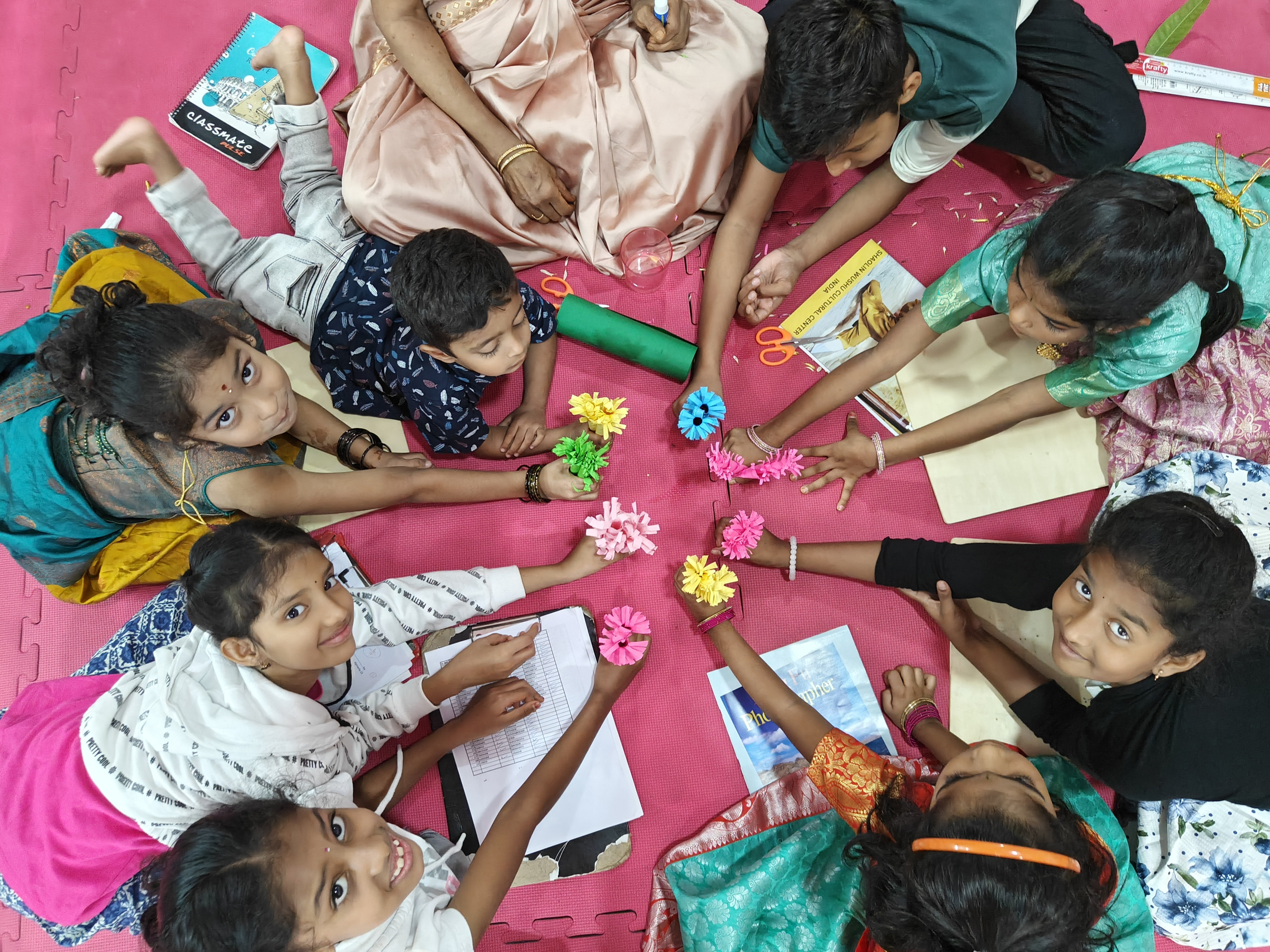 Children playing outdoors